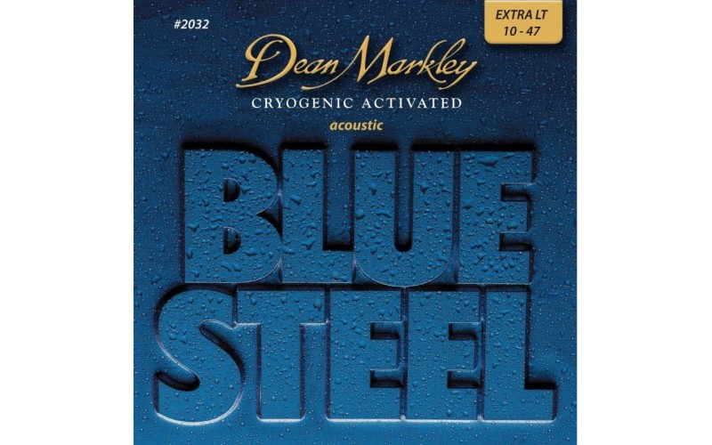 DEAN MARKLEY 2032 Blue Steel XL -струны для акустической гитары (92% медь, 8% цинк) толщина 10-48