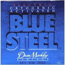 DEAN MARKLEY 2552A Blue Steel -струны для 7 стр. электрогитары (8% никел. покрытие,заморозка) 9-54