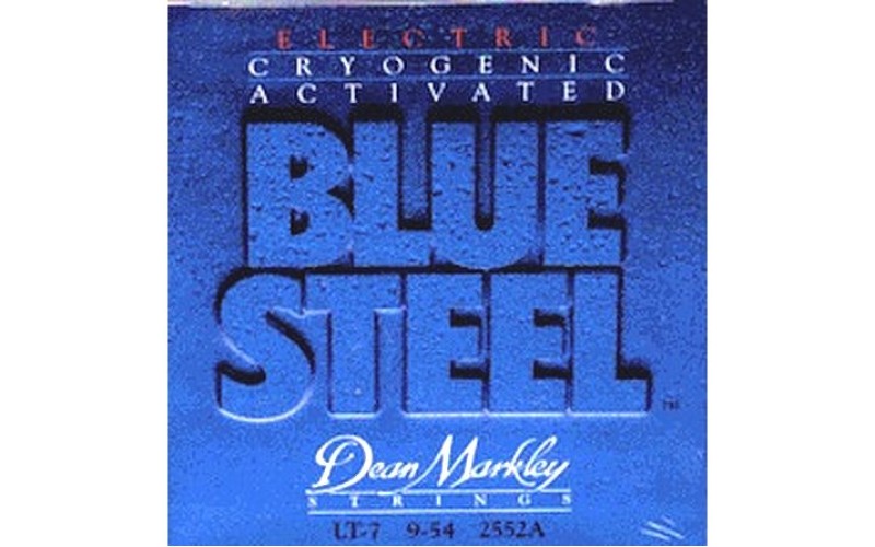 DEAN MARKLEY 2552A Blue Steel -струны для 7 стр. электрогитары (8% никел. покрытие,заморозка) 9-54