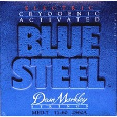 DEAN MARKLEY 2562A Blue Steel -струны для 7-стр. электрогитары (8% никел. покрытие,заморозка) 11-60