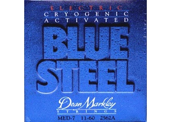 DEAN MARKLEY 2562A Blue Steel -струны для 7-стр. электрогитары (8% никел. покрытие,заморозка) 11-60