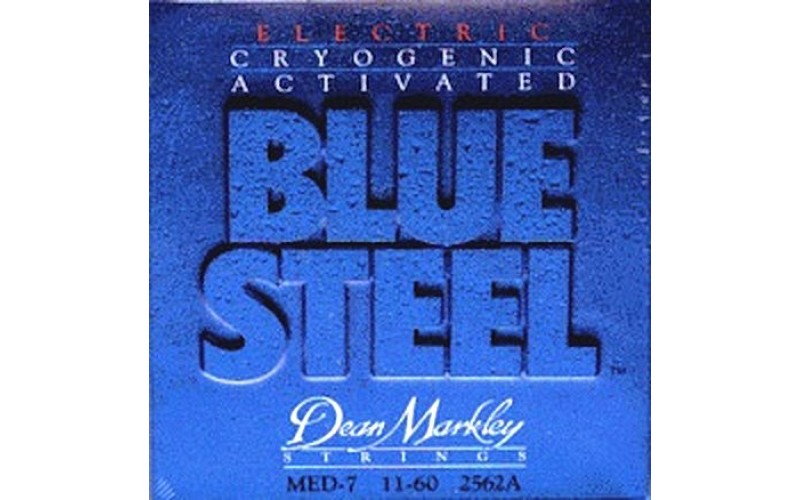 DEAN MARKLEY 2562A Blue Steel -струны для 7-стр. электрогитары (8% никел. покрытие,заморозка) 11-60