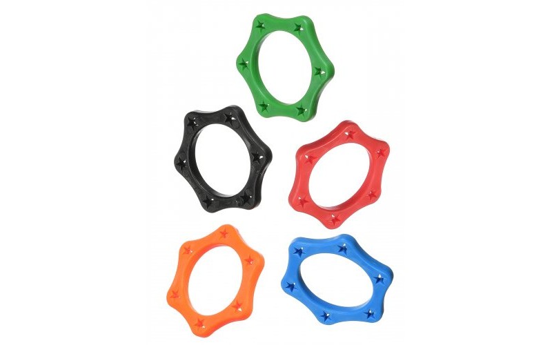 DEKKO AM-1 Кольцо для микрофона, антискользящее, форма - шестиугольная, набор - 5 шт. диаметр 36мм