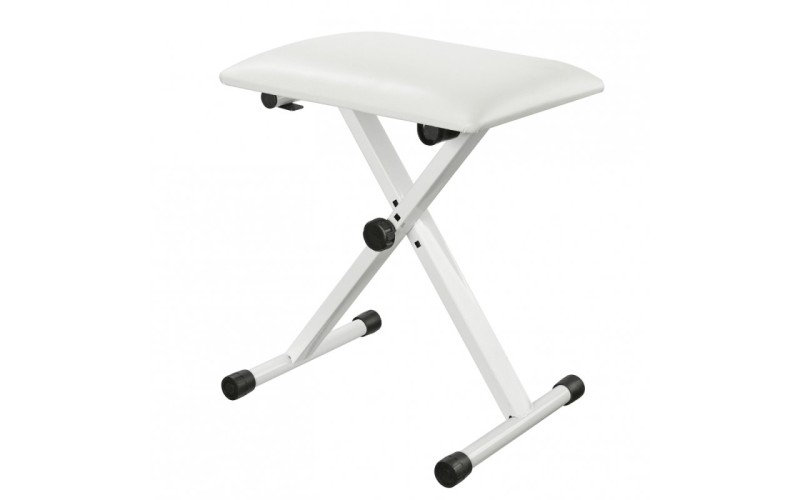 DEKKO JR-701 WH Банкетка для пианино, рояля, синтезатора, металлическая, прямоугольная 