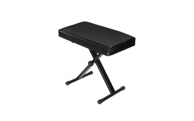 DEKKO JR-706 Банкетка для пианино, рояля, синтезатора, цвет - ЧЁРНЫЙ, металлическая, регулируемая