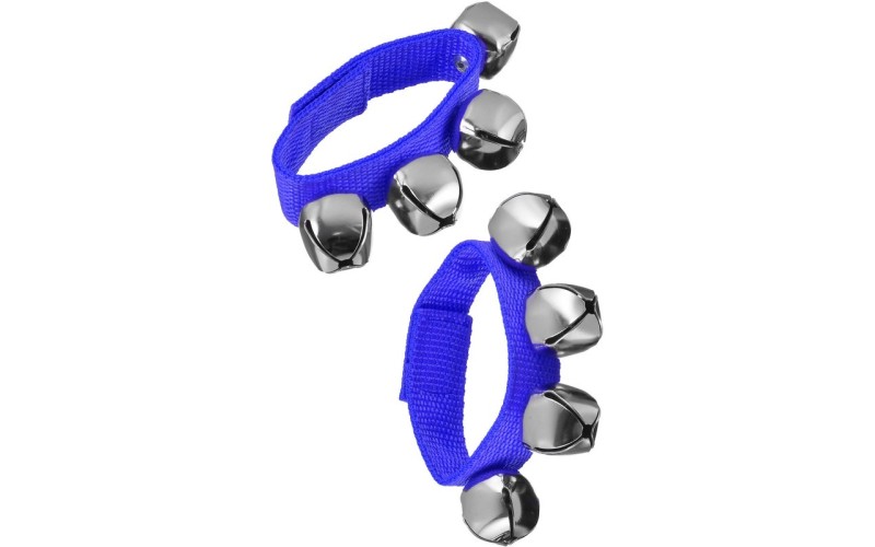 DEKKO N4B BL Набор браслетов с 4 бубенцами на руку или лодыжку