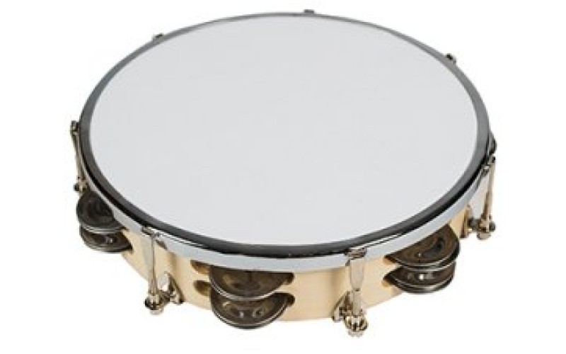 DEKKO THD8-1 Бубен, диаметр 20 см, пластиковая мембрана, 12 пар тарелочек