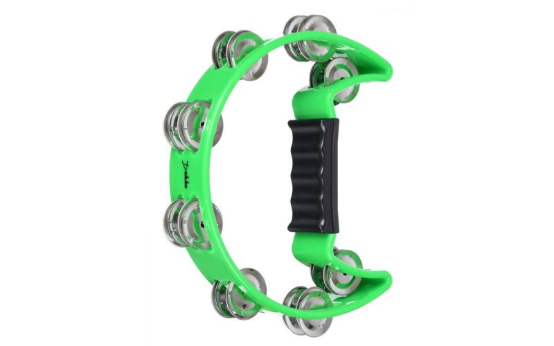 DEKKO TX9-16 GR Тамбурин в форме полумесяца ЗЕЛЁНЫЙ