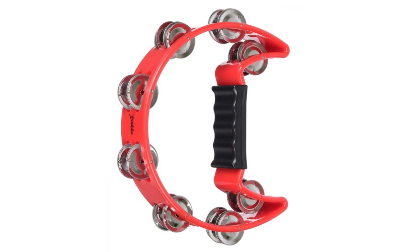 DEKKO TX9-16 RD Тамбурин в форме полумесяца КРАСНЫЙ