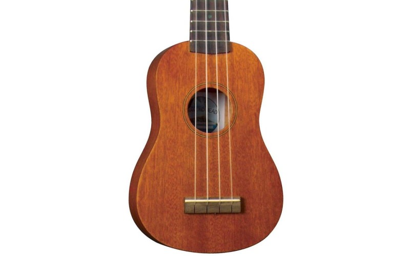 DIAMOND HEAD DU-200 Deluxe Natural Mahogany укулеле сопрано, корпус и гриф красное дерево, чехол