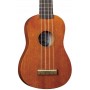 DIAMOND HEAD DU-200 Deluxe Natural Mahogany укулеле сопрано, корпус и гриф красное дерево, чехол