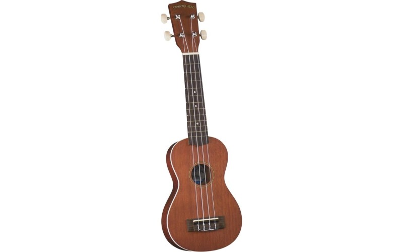 DIAMOND HEAD DU-250 Satin Mahogany укулеле сопрано, корпус и гриф красное дерево, чехол в комплекте