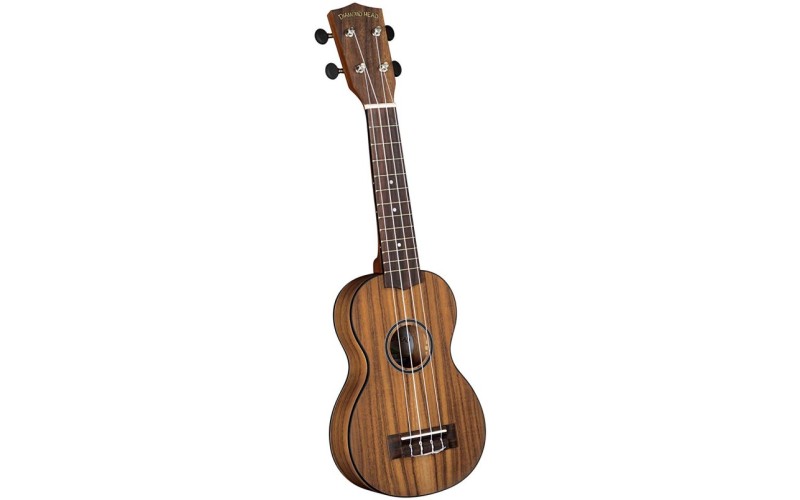 DIAMOND HEAD DU-350 Flamed Acacia укулеле сопрано, корпус акация, гриф красное дерево, чехол