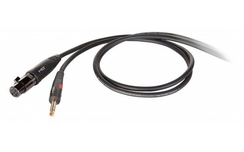 Die HARD DHG210LU5 - Проф. микр. кабель, стерео джек <-> XLR F, длина - 5м