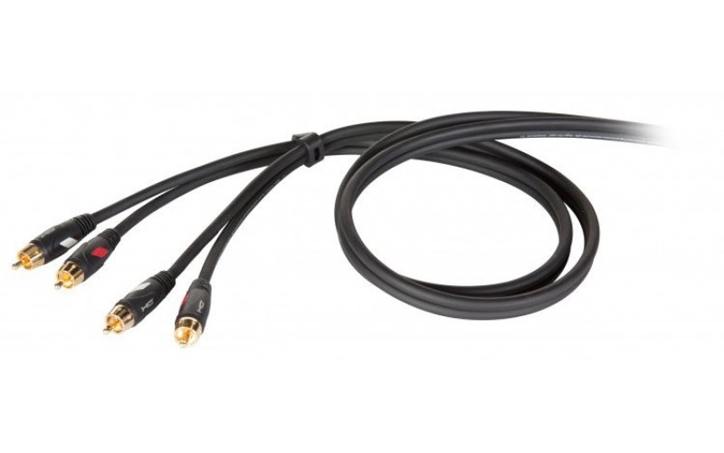 Die HARD DHG505LU18 - Проф. аудио кабель, стерео, 2х RCA <-> 2х RCA, длина 1.8 м