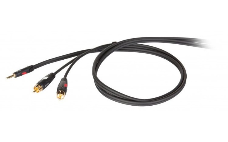Die HARD DHG520LU3 - Проф. аудио кабель, стерео, мини джек 3,5мм <-> 2х RCA , длина 3 м