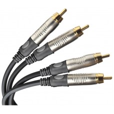 Die HARD DHT505 - Проф. аудио кабель, стерео, 2х RCA <-> 2х RCA, длина 1.8 м