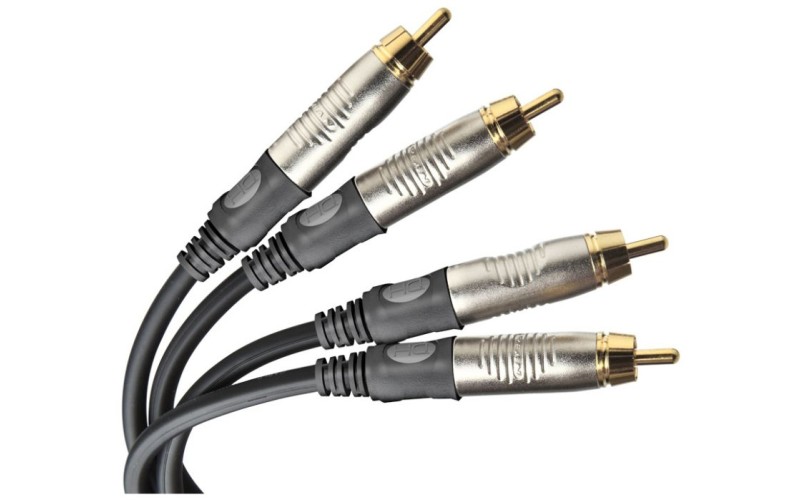 Die HARD DHT505 - Проф. аудио кабель, стерео, 2х RCA <-> 2х RCA, длина 1.8 м
