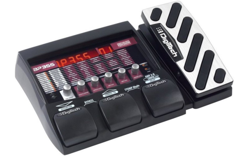 DIGITECH BP355 GUITAR MULTI-EFFECT PROCESSOR - моделирующий процессор эффектов для бас-гитары
