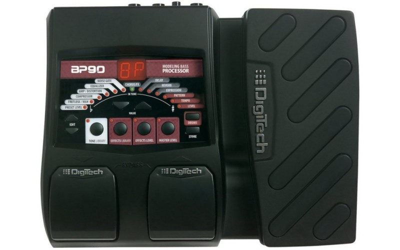 DIGITECH BP90 BASS MODELLING PROCESSOR W/ POWER SUPPLY - моделирующий процессор эффектов для бас-гит