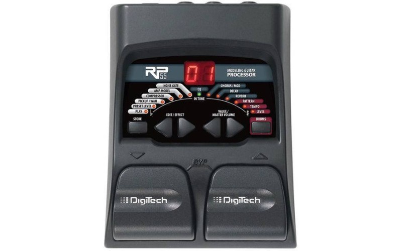 DIGITECH RP55 GUITAR MULTI-EFFECT PROCESSOR Процессор эффектов гитарный моделирующий
