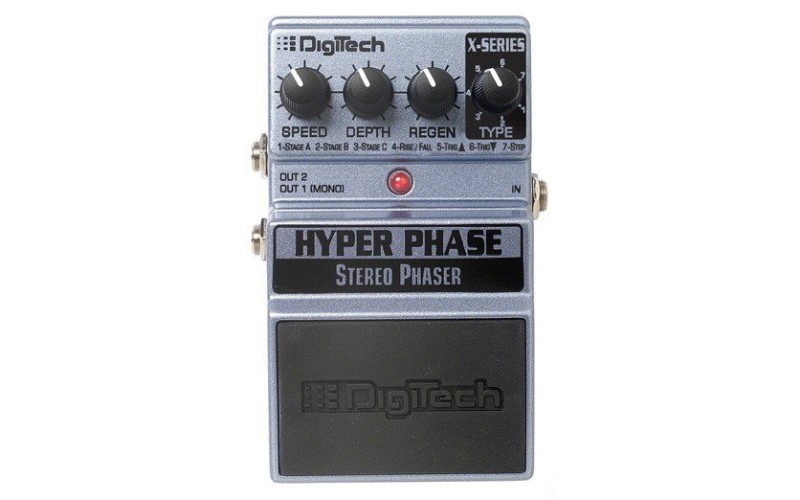 DIGITECH XHP Hyper Phase педаль для гитары, 7 типов фазеров.