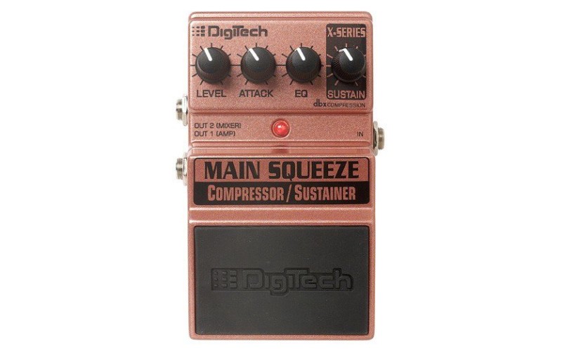 DIGITECH XMS MAIN SQUEEZE. COMPRESSOR/SUSTAINER моделирующая педаль эффектов
