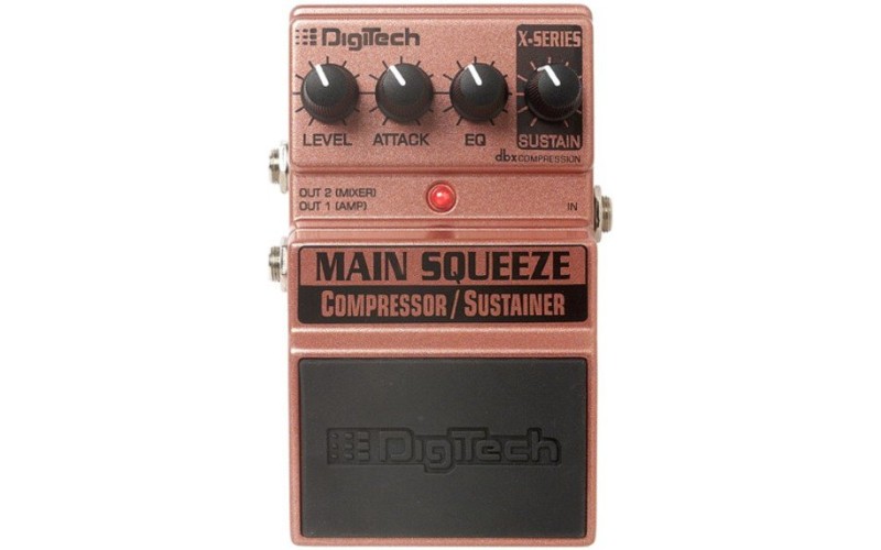 DIGITECH XMS MAIN SQUEEZE. COMPRESSOR/SUSTAINER моделирующая педаль эффектов