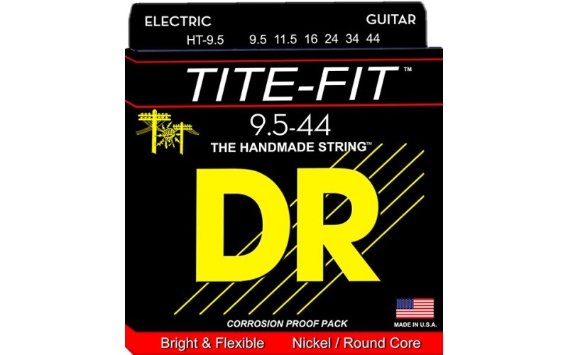 DR HT-9,5 TITE-FIT Half-Tite Комплект струн для электрогитры, 9.5-46