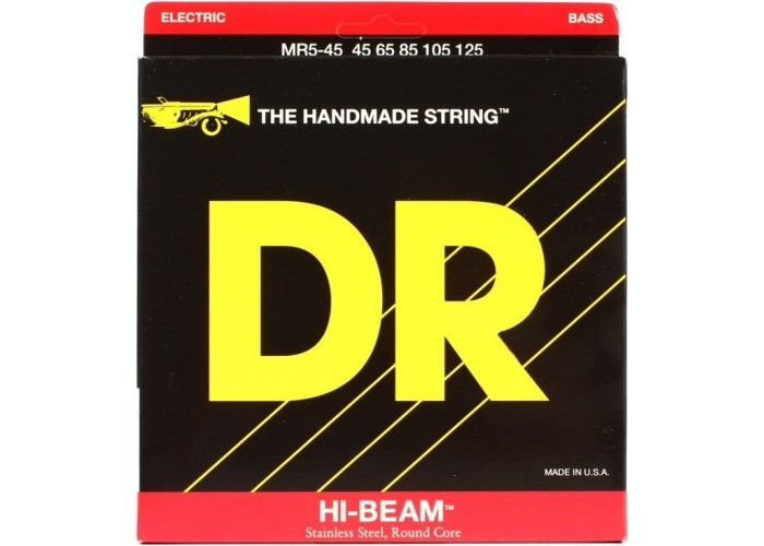 DR MR5-45 HI-BEAM (45-125) - струны для 5-струнной бас-гитары