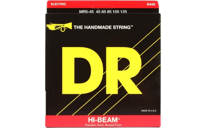 DR MR5-45 HI-BEAM (45-125) - струны для 5-струнной бас-гитары