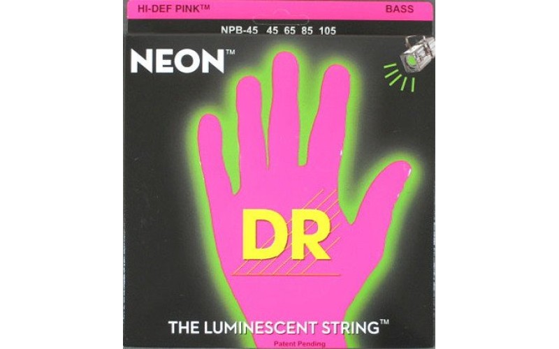 DR NPB5-45 NEON Струны для бас-гитары