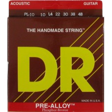 DR PL-10 PRE-ALLOY (10-48) - струны для акустической гитары