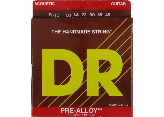 DR PL-10 PRE-ALLOY (10-48) - струны для акустической гитары