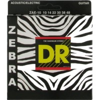 DR ZAE-10 ZEBRA Струны для акустической или электрогитары DR ZAE-10 ZEBRA Струны для акустической или электрогитары