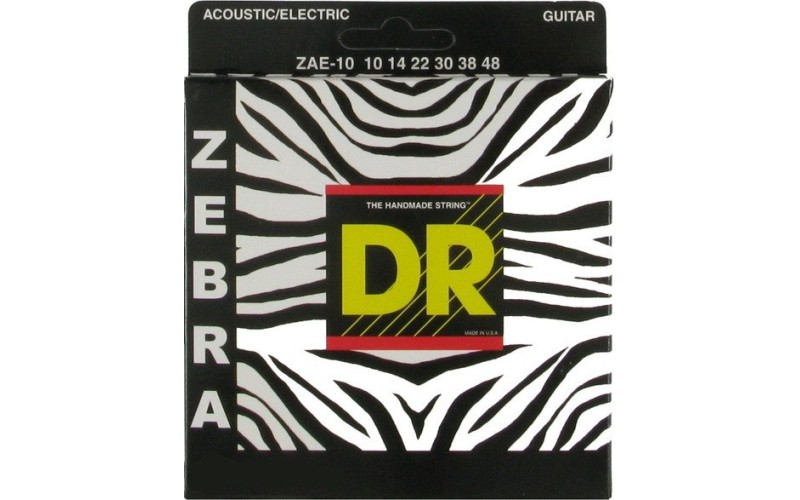 DR ZAE-10 ZEBRA Струны для акустической или электрогитары