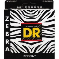 DR ZAE-11 ZEBRA Струны для акустической или электрогитары DR ZAE-11 ZEBRA Струны для акустической или электрогитары