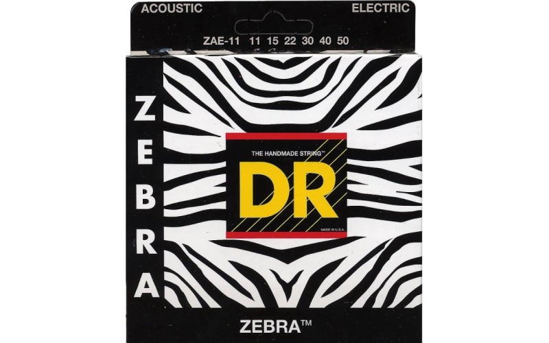DR ZAE-11 ZEBRA Струны для акустической или электрогитары