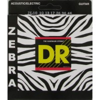 DR ZE-10 ZEBRA Струны для акустической или электрогитары