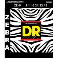 DR ZE-9 ZEBRA Струны для акустической или электрогитары