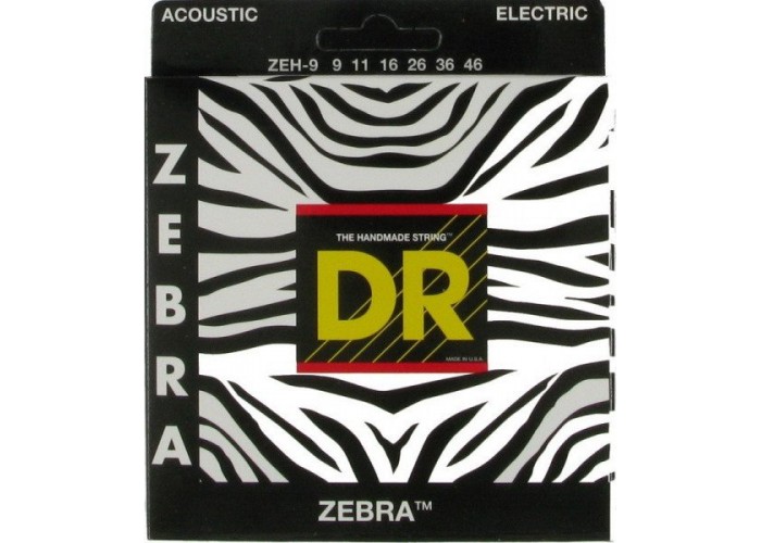 DR ZEH-9 ZEBRA Струны для акустической или электрогитары