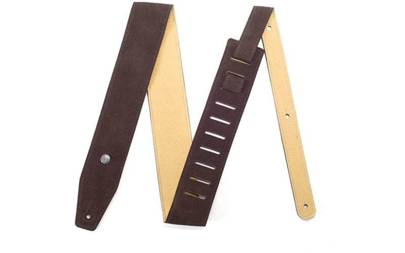 Dunlop BMFS02 Ремень для гитары, замша, цвет красное дерево