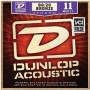 Dunlop DAB1152 струны для акустической гитары Bronze 80/20 Med Light 11-52