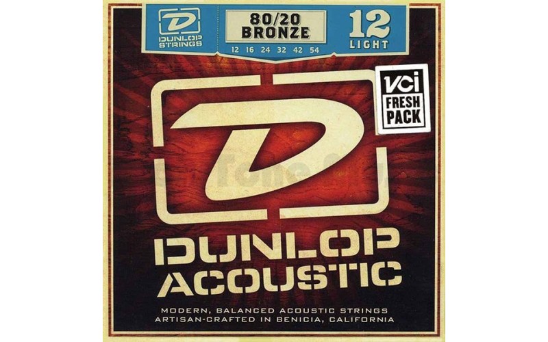 Dunlop DAB1254 струны для акустической гитары Bronze 12-54