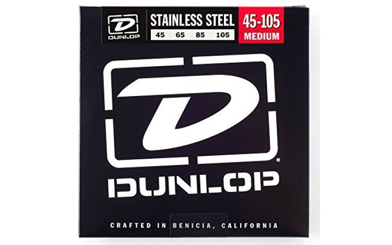 Dunlop DBS45105 струны для бас гитары сталь 45-105