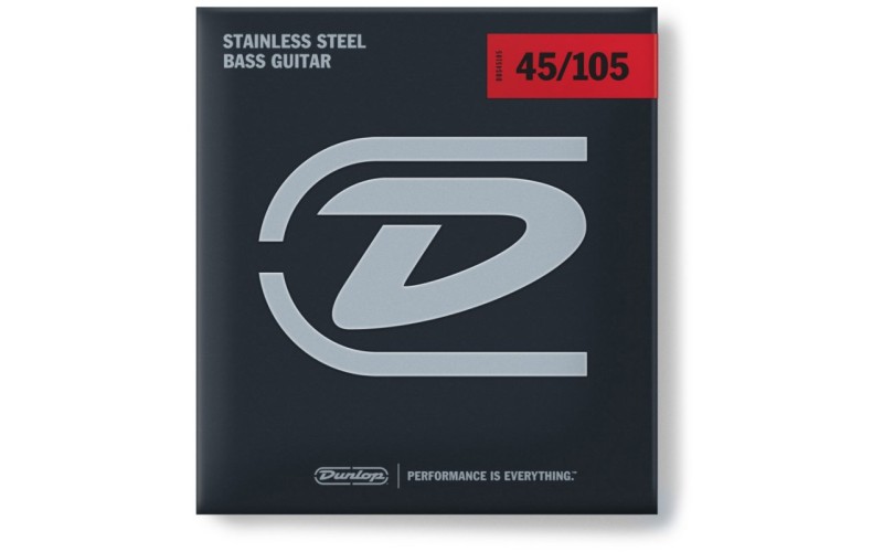 Dunlop DBS45105 струны для бас гитары сталь 45-105