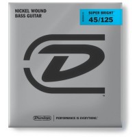 Dunlop DBSBN45125 Super Bright Комплект струн для 5-струнной бас-гитары, никелир., Medium, 45-125