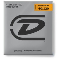 Dunlop DBSBS40120 Super Bright Комплект струн для 5-струнной бас-гитары, нерж.сталь, Light, 40-120