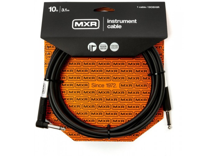 Dunlop DCIS10R MXR Кабель инструментальный, прямой/угловой, 3м