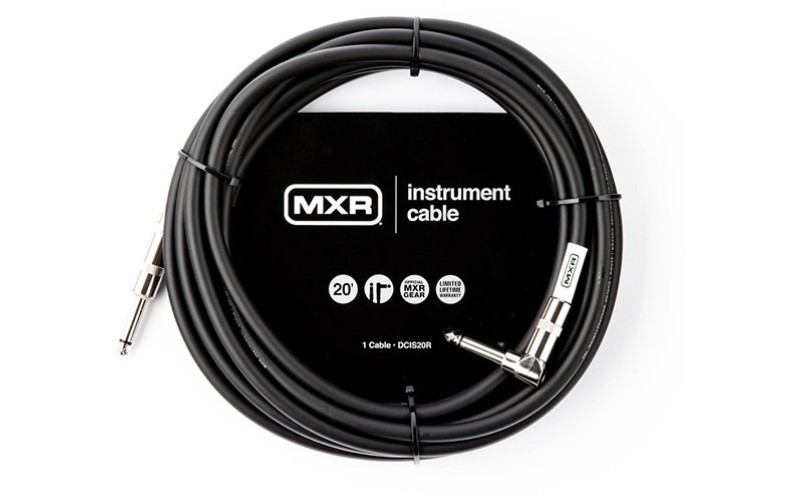 Dunlop DCIS20R MXR Кабель инструментальный, прямой/угловой, 6м